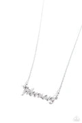 Birth Month Bling - February Silver Necklace - Paparazzi - Dare2bdazzlin N Jewelry