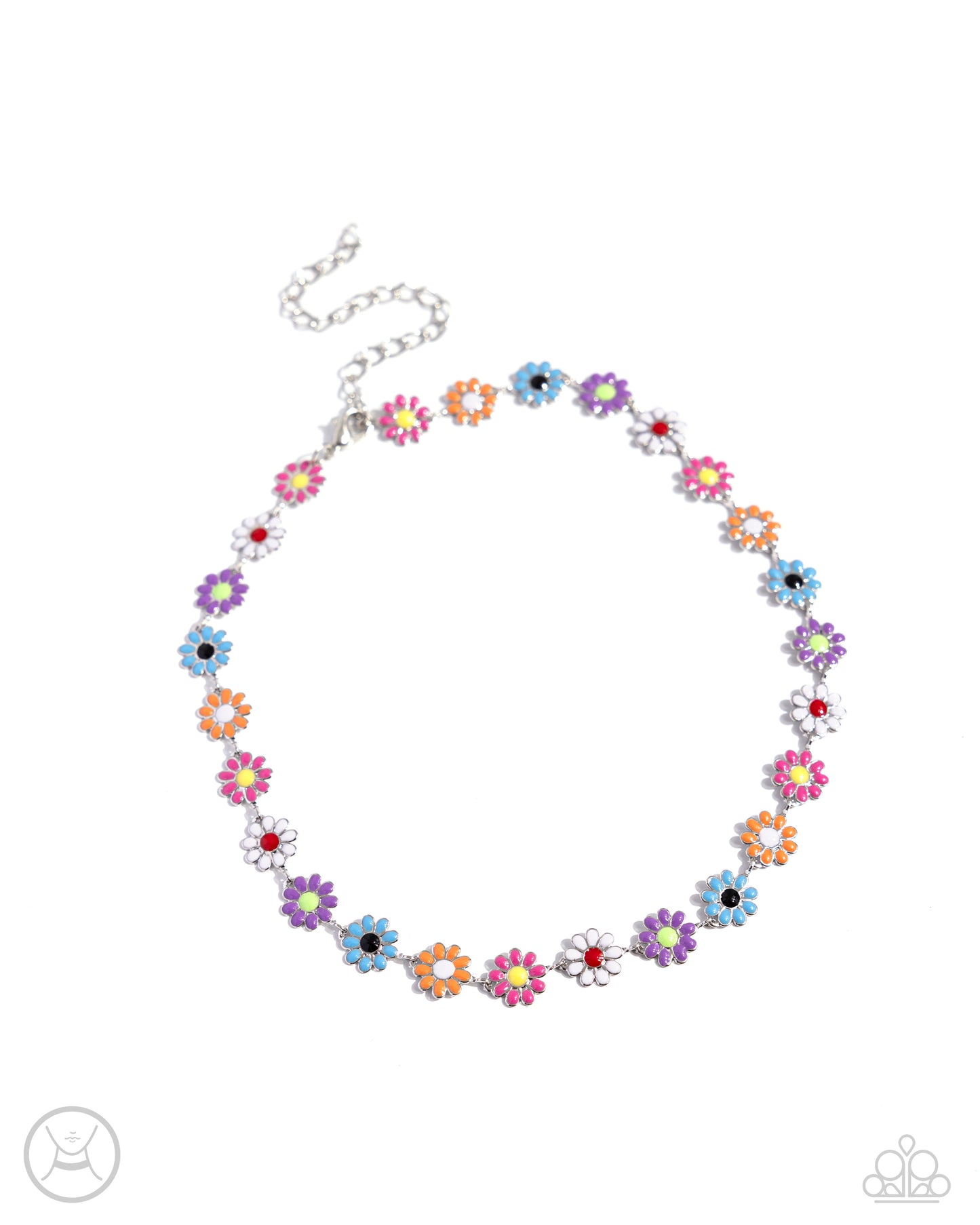 Floral Falsetto - Multi Choker - Paparazzi - Dare2bdazzlin N Jewelry