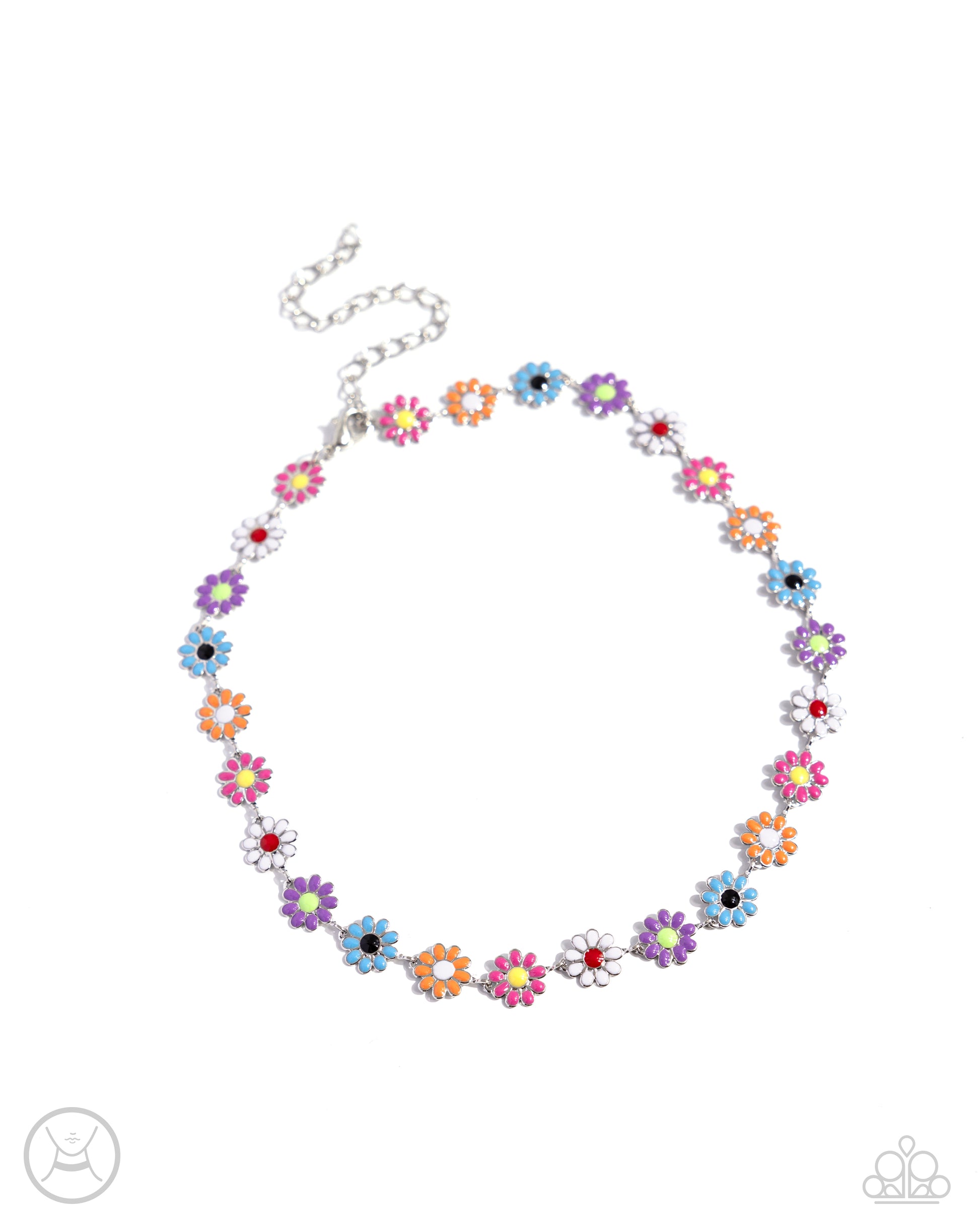 Floral Falsetto - Multi Choker - Paparazzi - Dare2bdazzlin N Jewelry