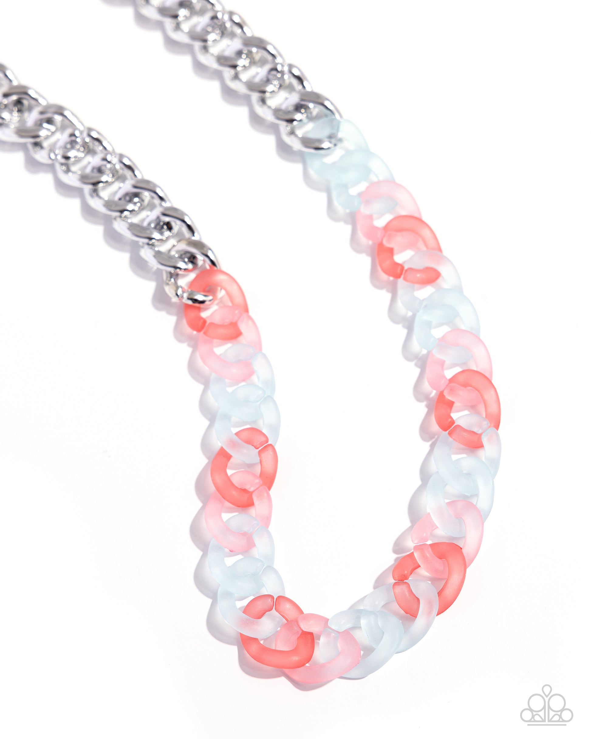 Rainbow Ragtime - Blue Necklace - Paparazzi - Dare2bdazzlin N Jewelry