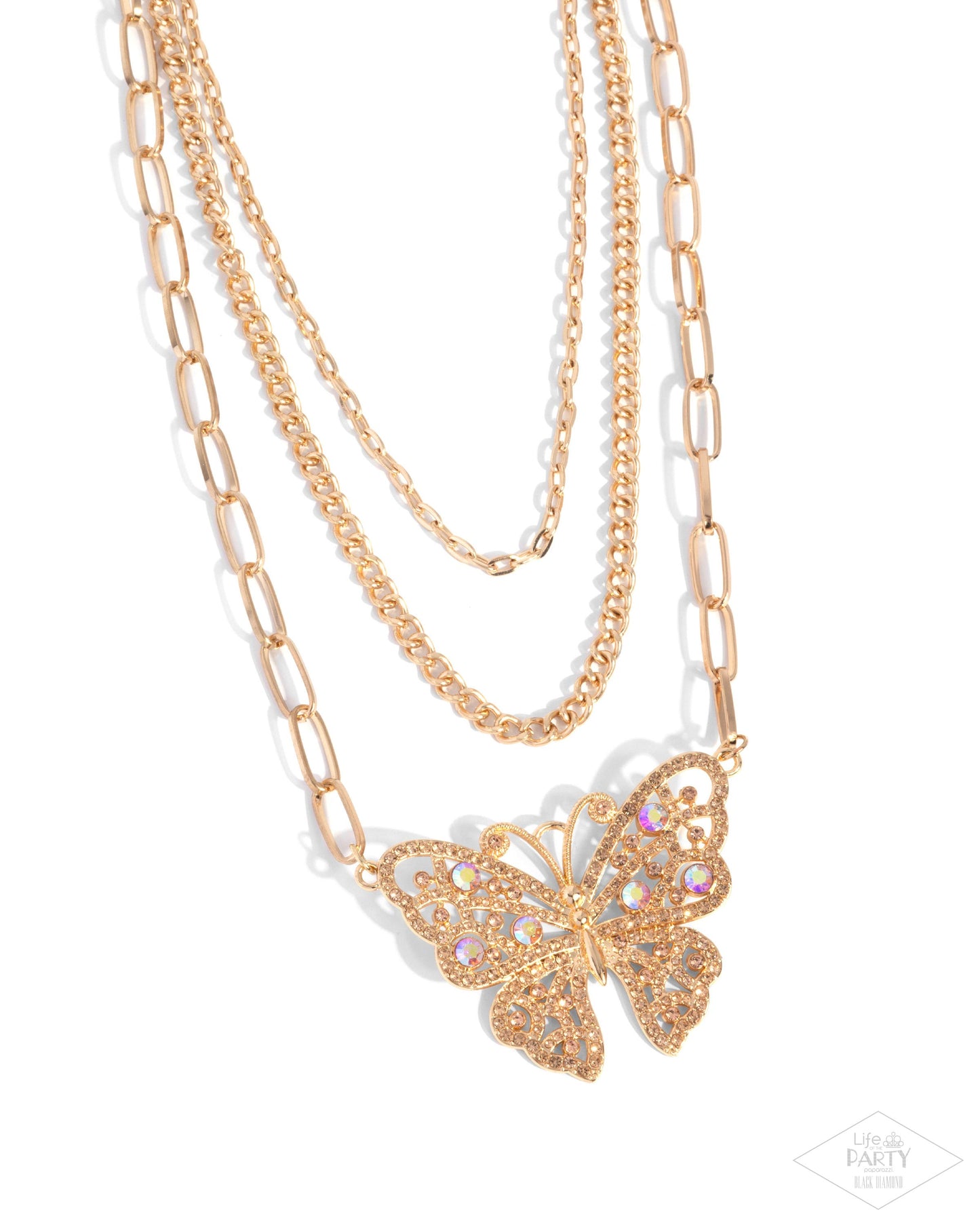 Winged Wonder - Gold - Dare2bdazzlin N Jewelry