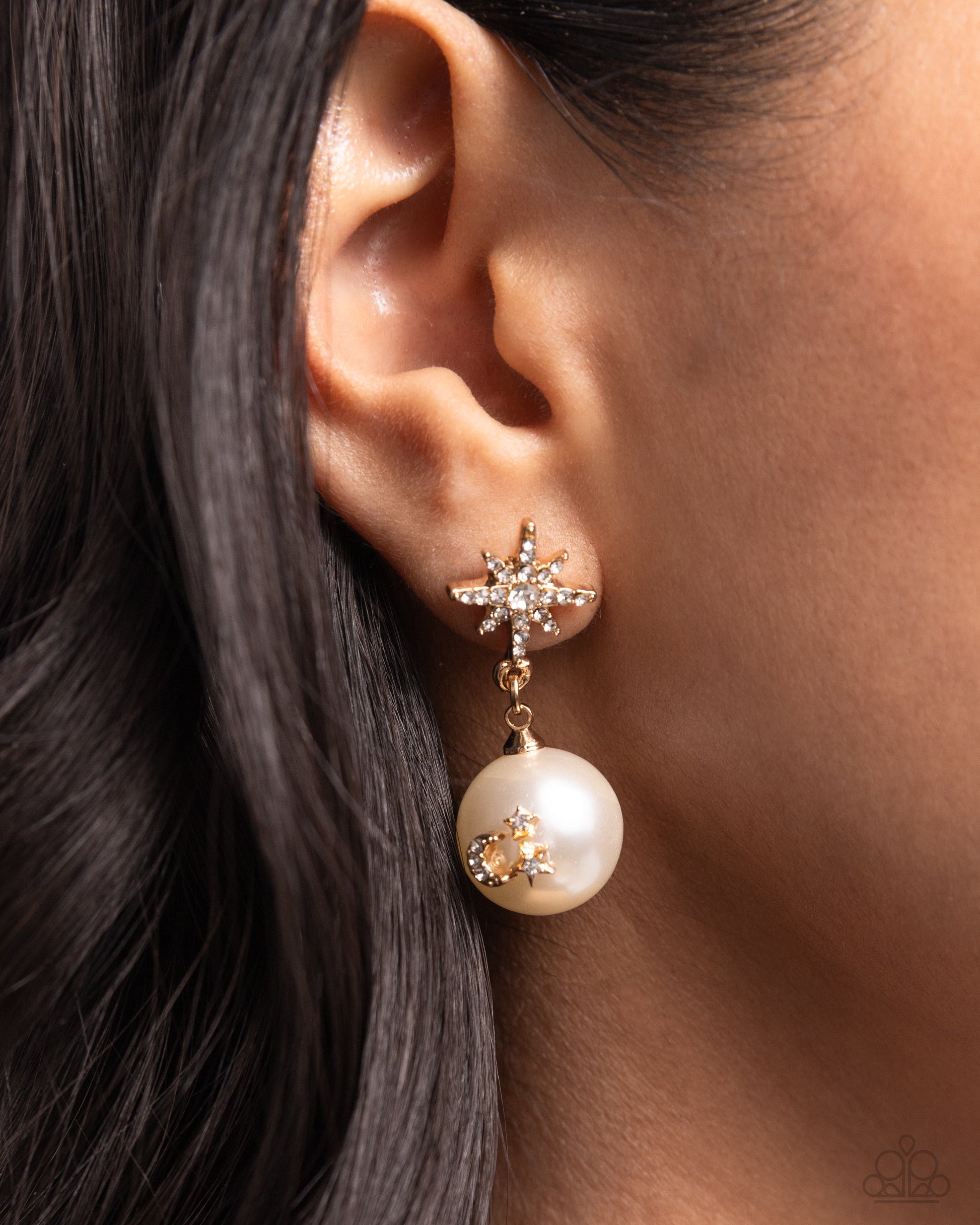 Cosmic Character - Gold Post Earring - Dare2bdazzlin N Jewelry