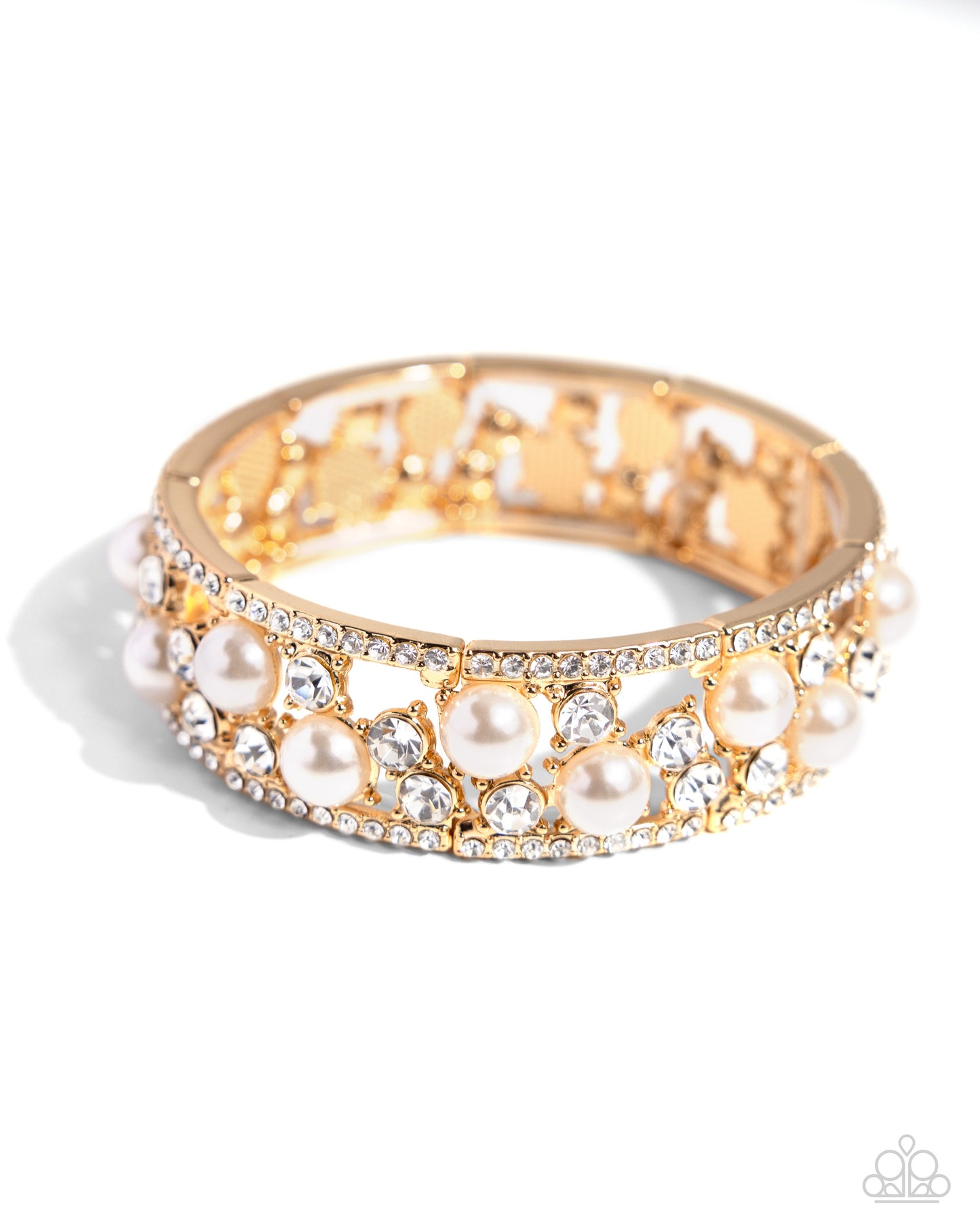Opera Singer - Gold Bracelet - Paparazzi - Dare2bdazzlin N Jewelry
