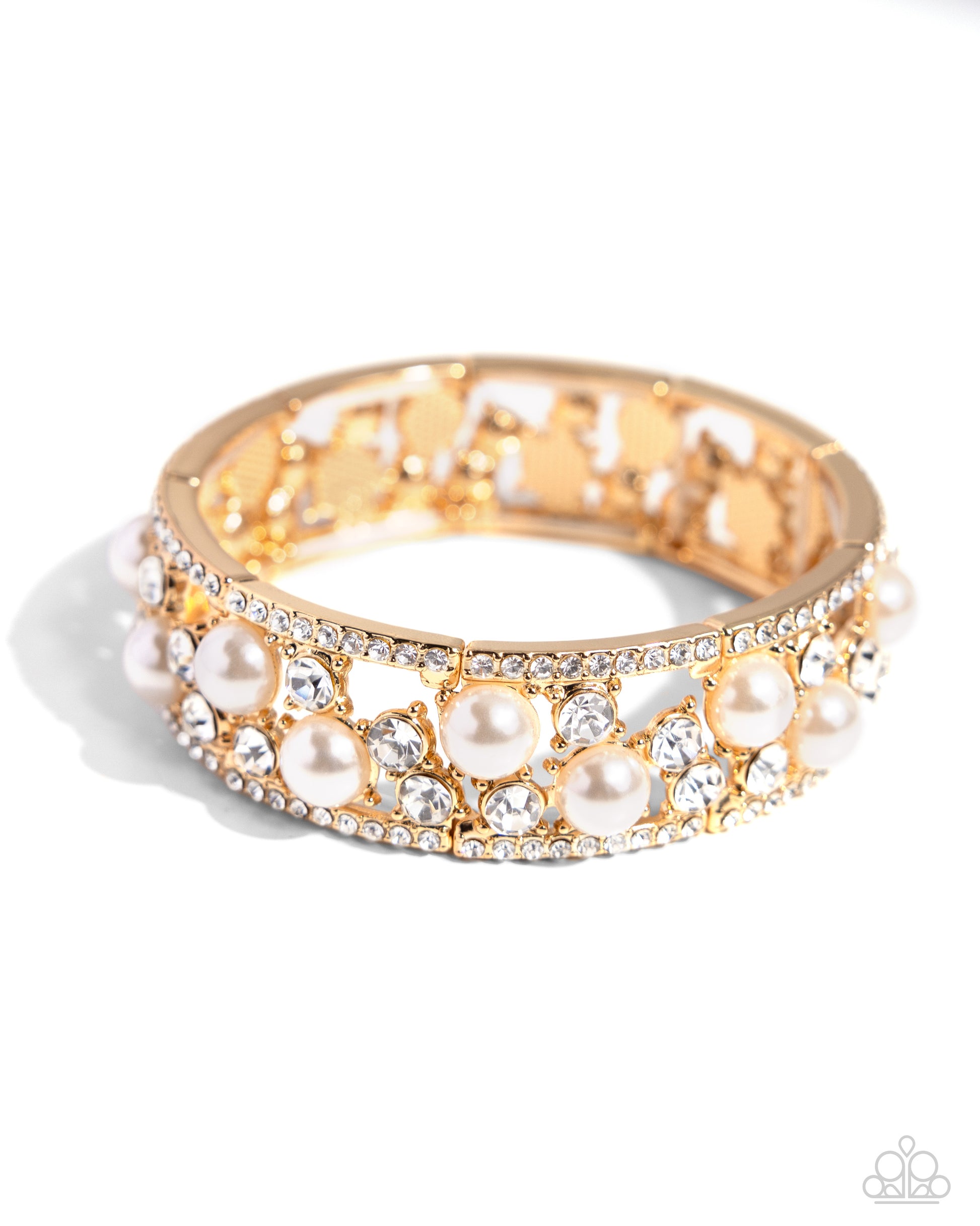 Opera Singer - Gold Bracelet - Paparazzi - Dare2bdazzlin N Jewelry