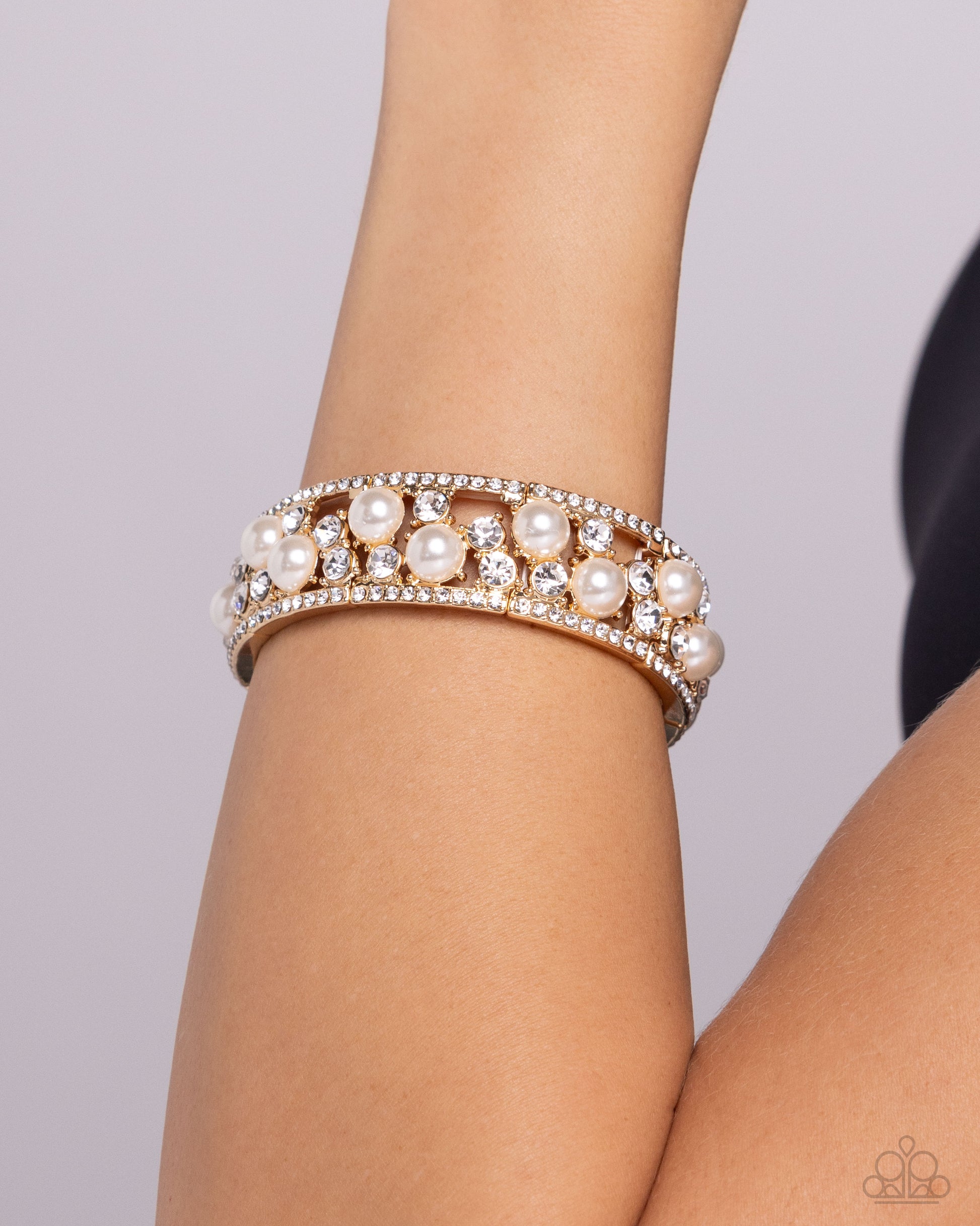 Opera Singer - Gold Bracelet - Paparazzi - Dare2bdazzlin N Jewelry