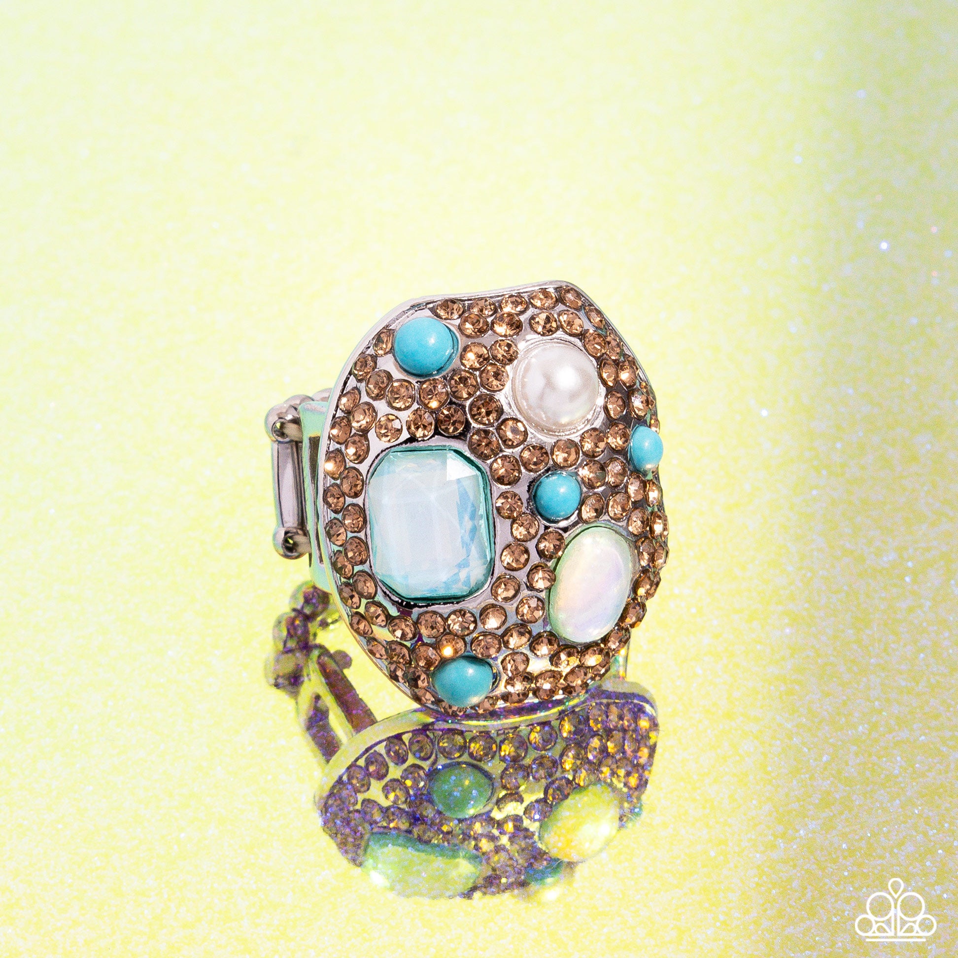 Active Artistry - Blue Ring - Paparazzi - Dare2bdazzlin N Jewelry