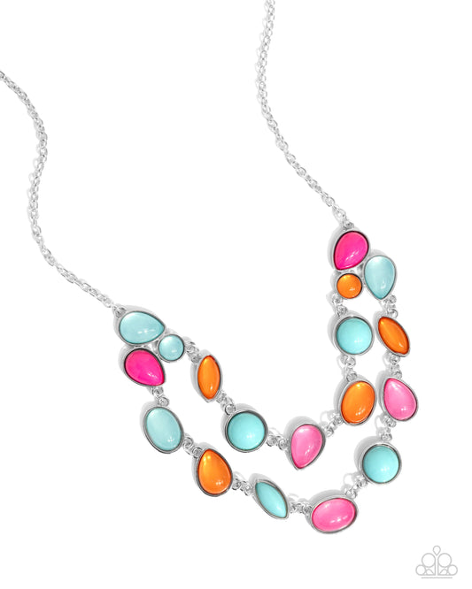 Variety Vogue - Pink Necklace - Paparazzi - Dare2bdazzlin N Jewelry