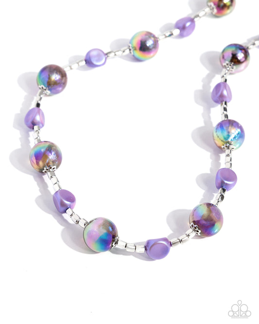 Malibu Makeover - Purple Necklace - Paparazzi - Dare2bdazzlin N Jewelry