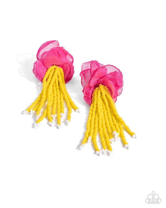 Cinderella Charisma - Multi Post Earring - Paparazzi - Dare2bdazzlin N Jewelry