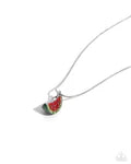 Watermelon Wardrobe Red Necklace - Paparazzi - Dare2bdazzlin N Jewelry