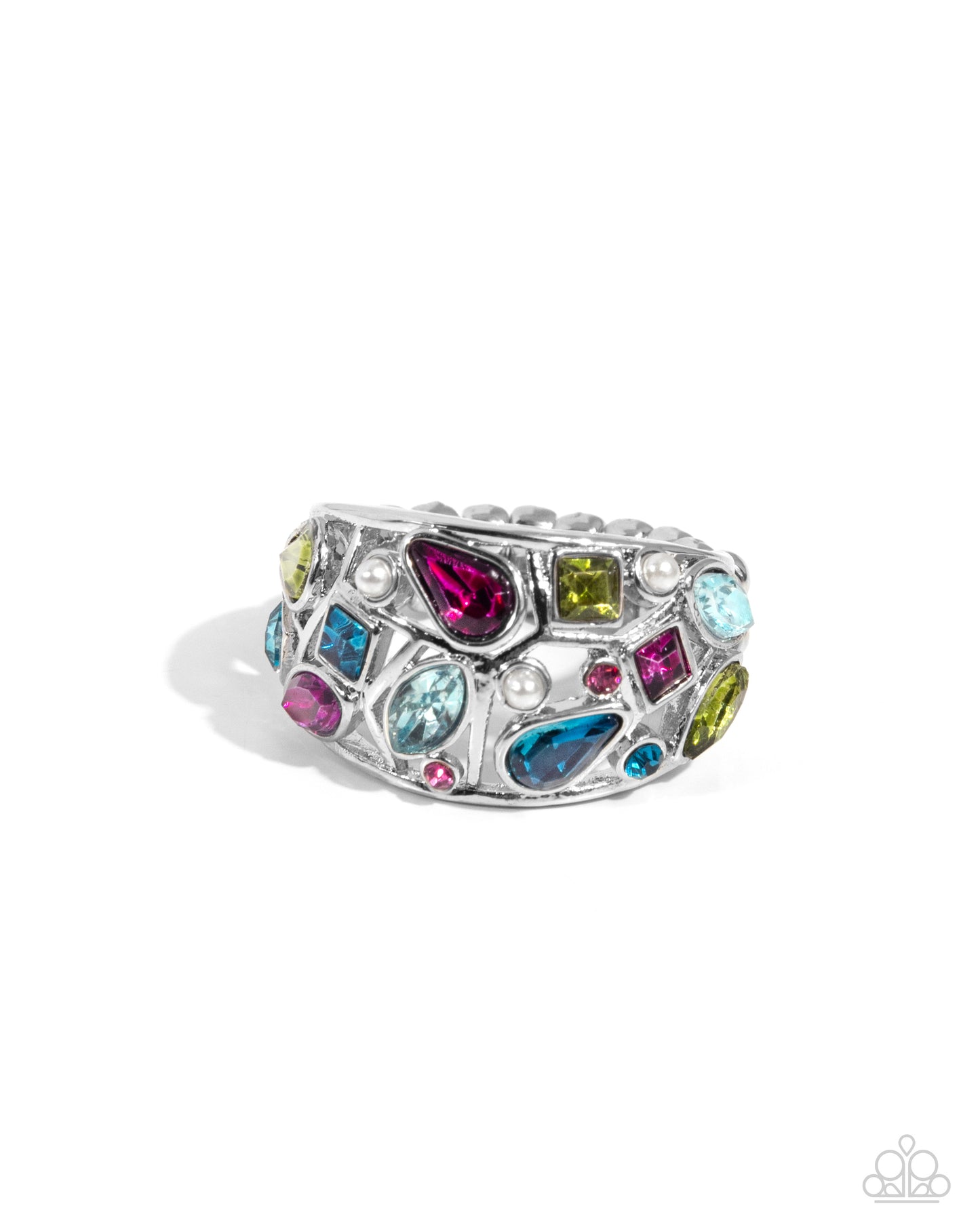 Abstract Accuracy - Pink Ring - Paparazzi - Dare2bdazzlin N Jewelry