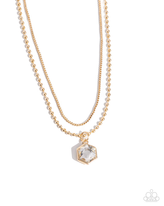 Call of the STYLE - Gold Necklace - Paparazzi - Dare2bdazzlin N Jewelry