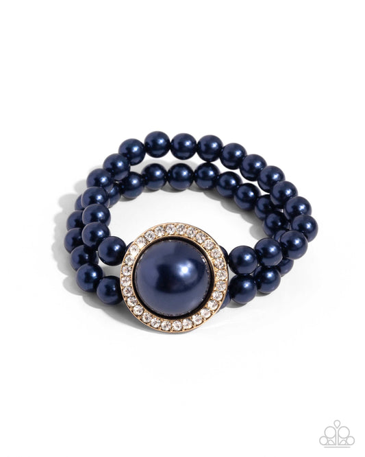 Valuable Victor - Blue Bracelet - Paparazzi - Dare2bdazzlin N Jewelry