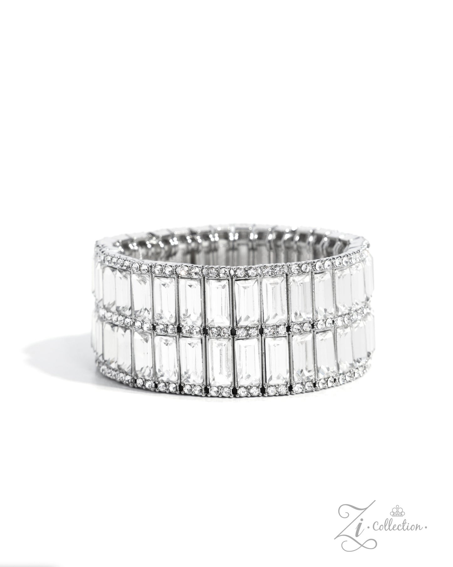 Ambitious Arrangement - White Zi Collection Bracelet - Paparazzi - Dare2bdazzlin N Jewelry