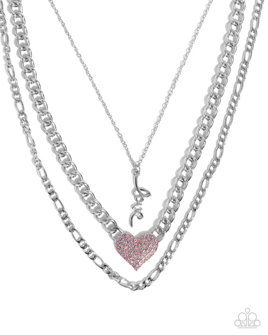 Luxurious Love - Pink Necklace - Paparazzi - Dare2bdazzlin N Jewelry
