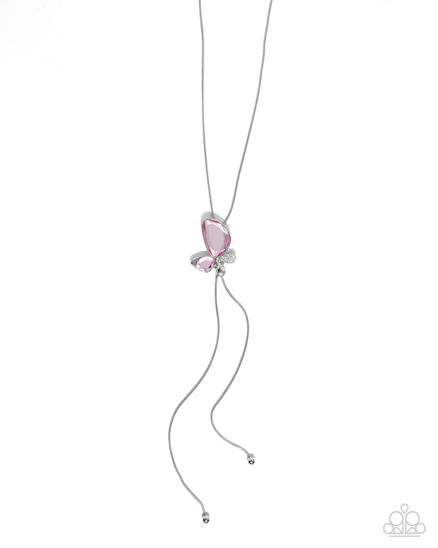 Focused Flutter - Pink Necklace - Paparazzi - Dare2bdazzlin N Jewelry