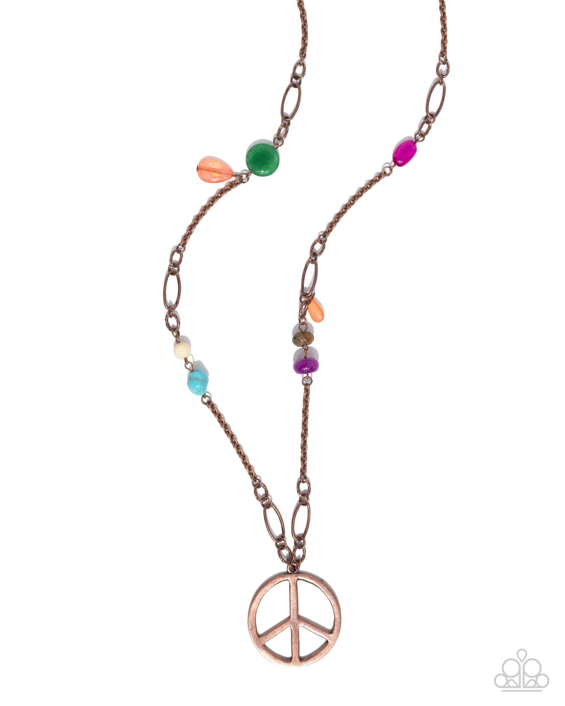 Peaceful Playtime - Copper Necklace - Paparazzi - Dare2bdazzlin N Jewelry