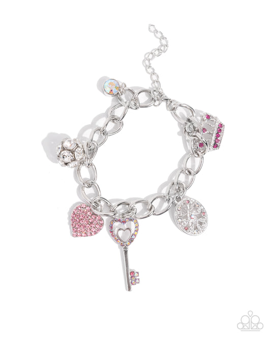 Regal Ratio - Pink Bracelet - Paparazzi - Dare2bdazzlin N Jewelry