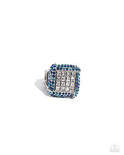 Load image into Gallery viewer, Medium SQUARE - Blue Ring - Paparazzi - Dare2bdazzlin N Jewelry

