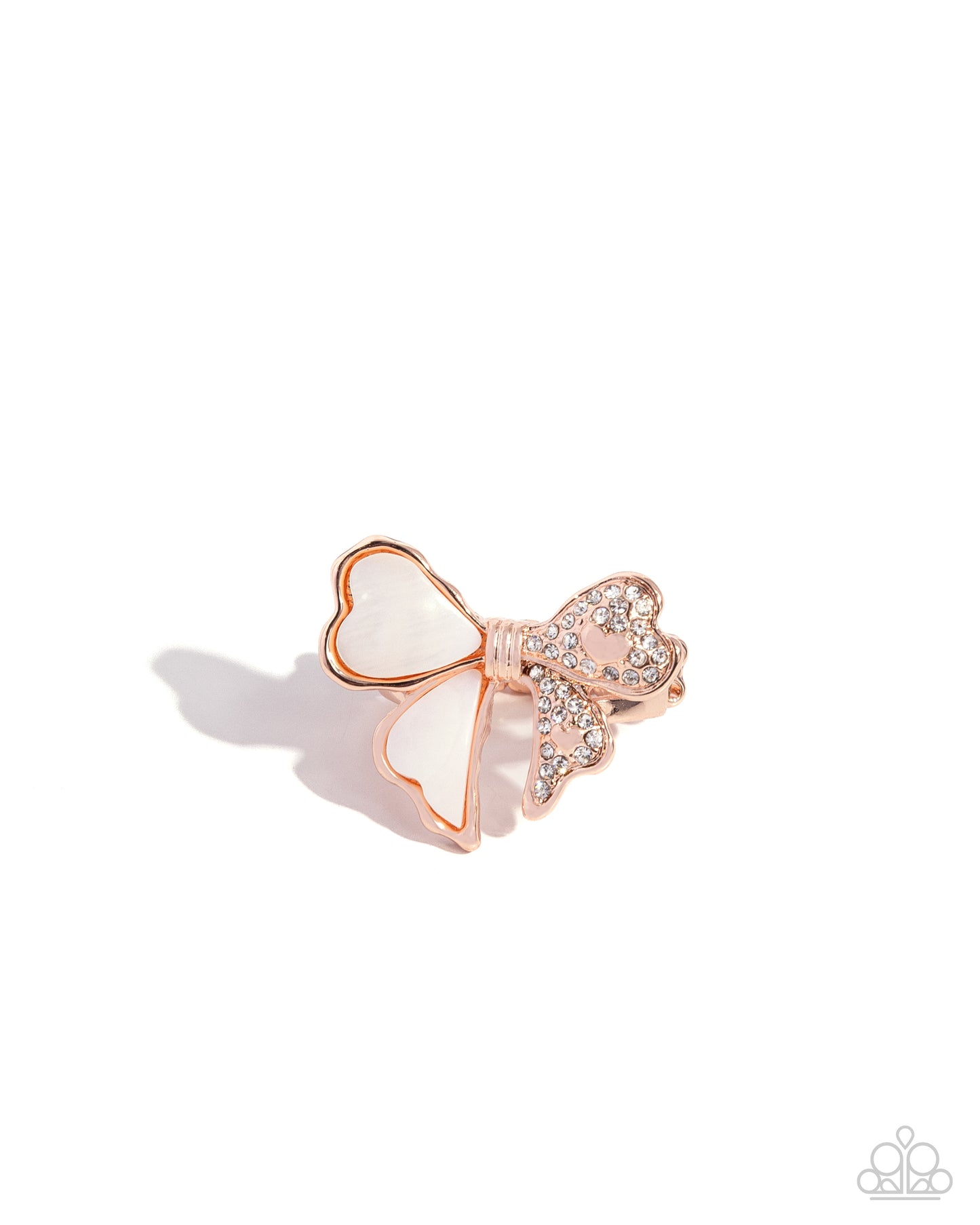 BOW-stopper - Rose Gold Ring - Paparazzi - Dare2bdazzlin N Jewelry