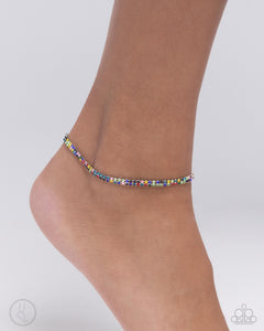 Adorable Anklet - Multi Anklet - Paparazzi - Dare2bdazzlin N Jewelry