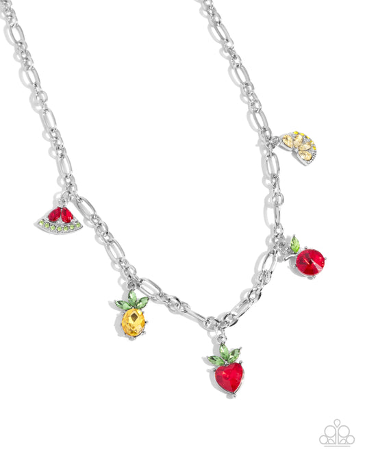 Fruity Fusion - Multi Necklace - Paparazzi - Dare2bdazzlin N Jewelry