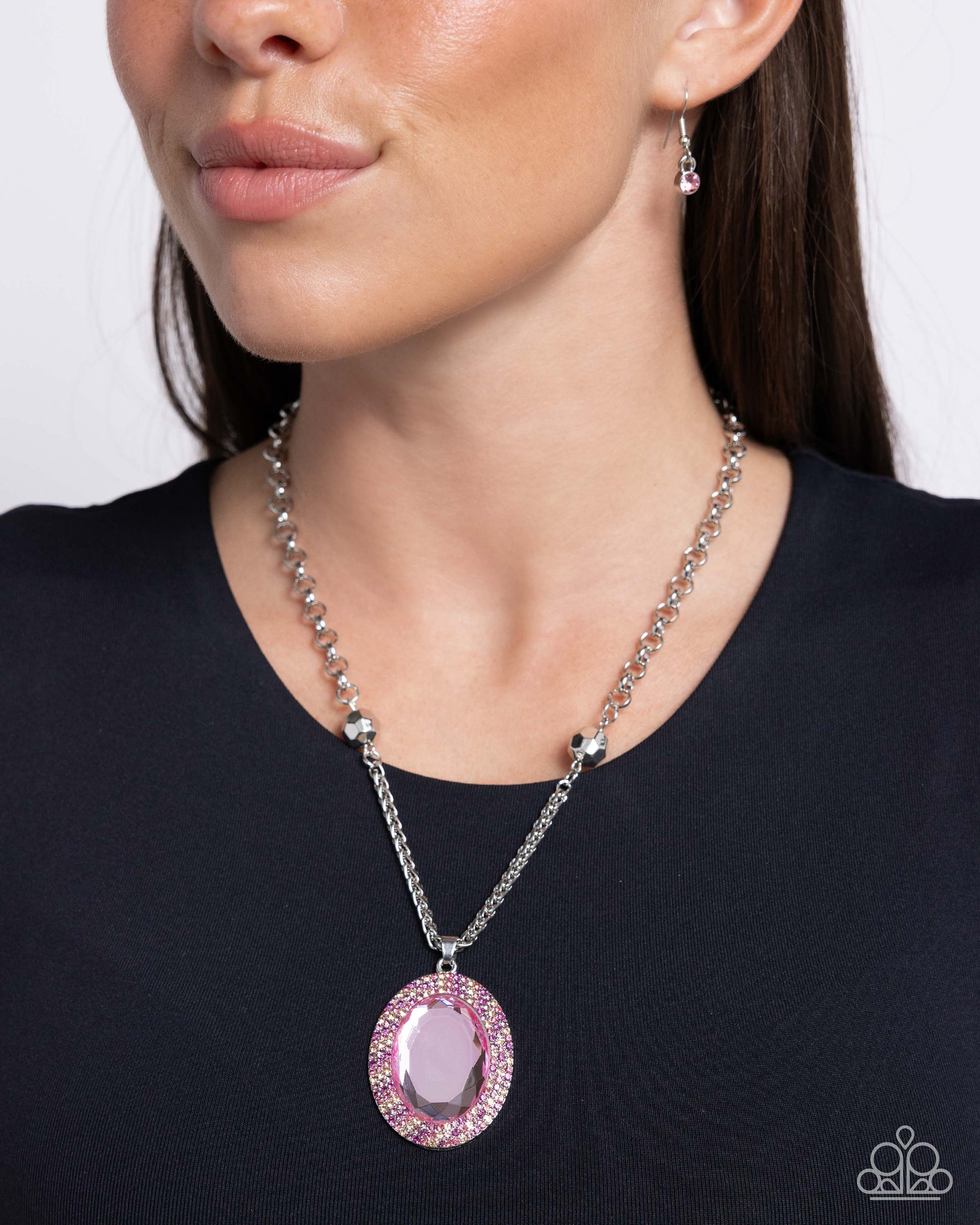 Manufactured Majesty - Pink Necklace - Paparazzi - Dare2bdazzlin N Jewelry