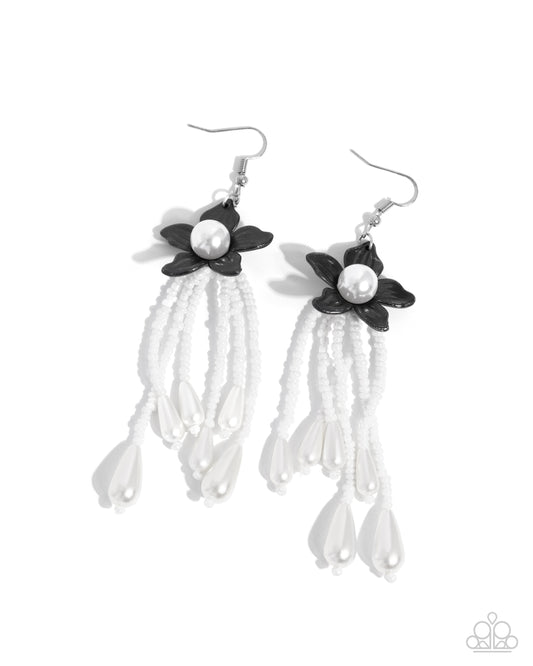 Prom Personality - Black Earring - Paparazzi - Dare2bdazzlin N Jewelry