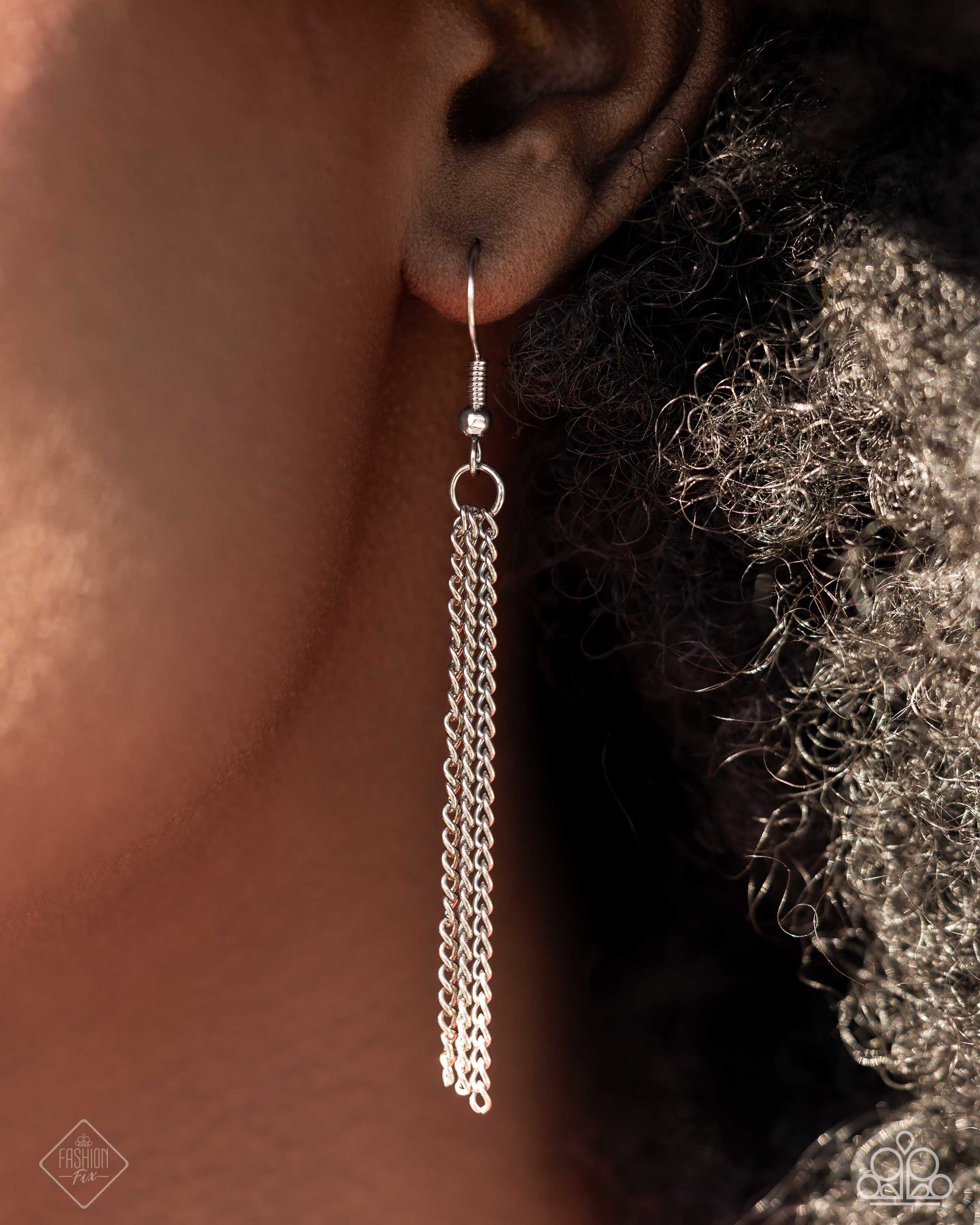 Copious Command - Silver Necklace & Copious Control - Silver Bracelet Set - Paparazzi - Dare2bdazzlin N Jewelry