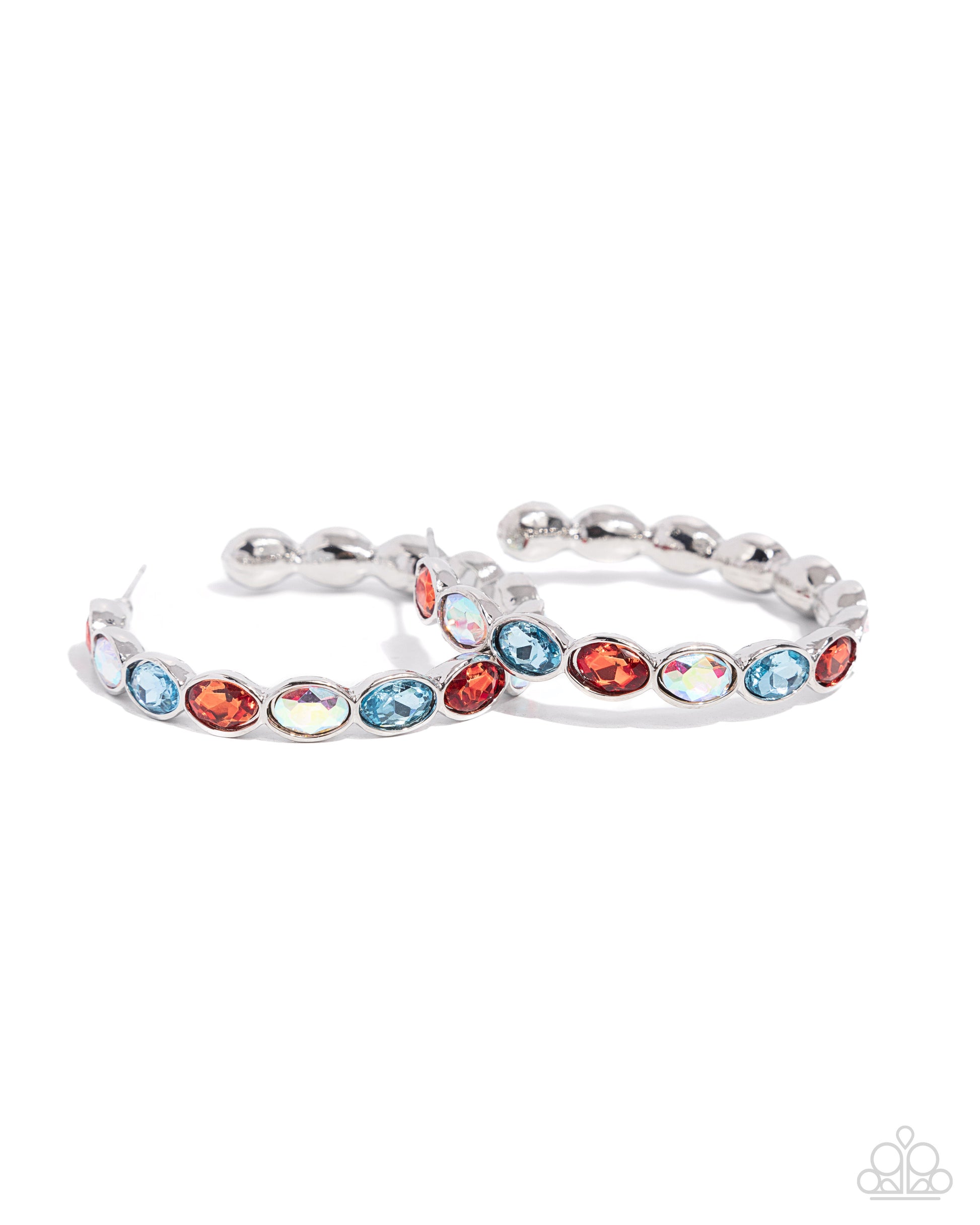 Pressing Princess - Multi Hoop Earring - Paparazzi - Dare2bdazzlin N Jewelry