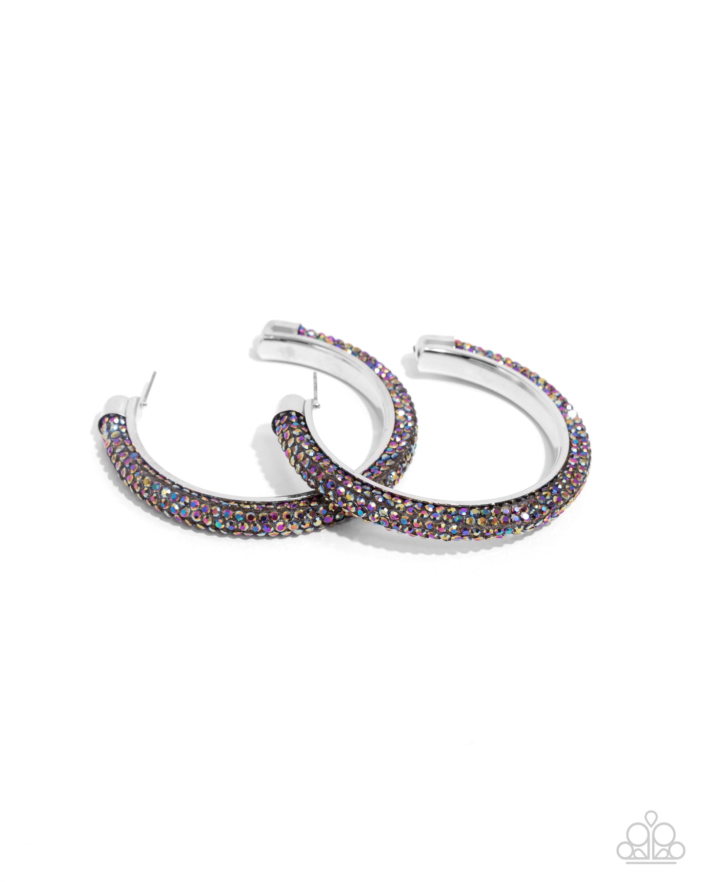 Chiseled Crescendo - Multi Hoop Earring - Paparazzi - Dare2bdazzlin N Jewelry