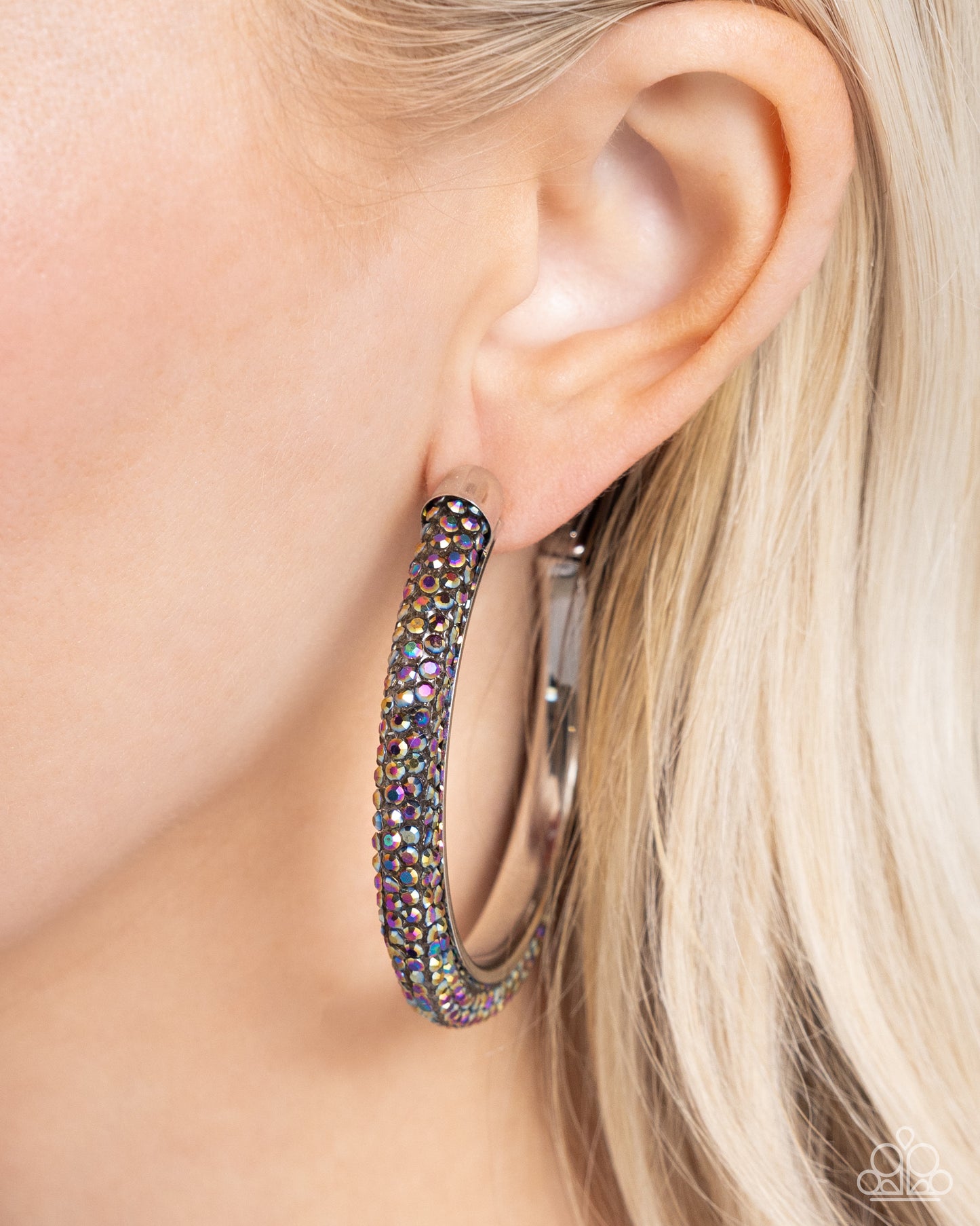 Chiseled Crescendo - Multi Hoop Earring - Paparazzi - Dare2bdazzlin N Jewelry