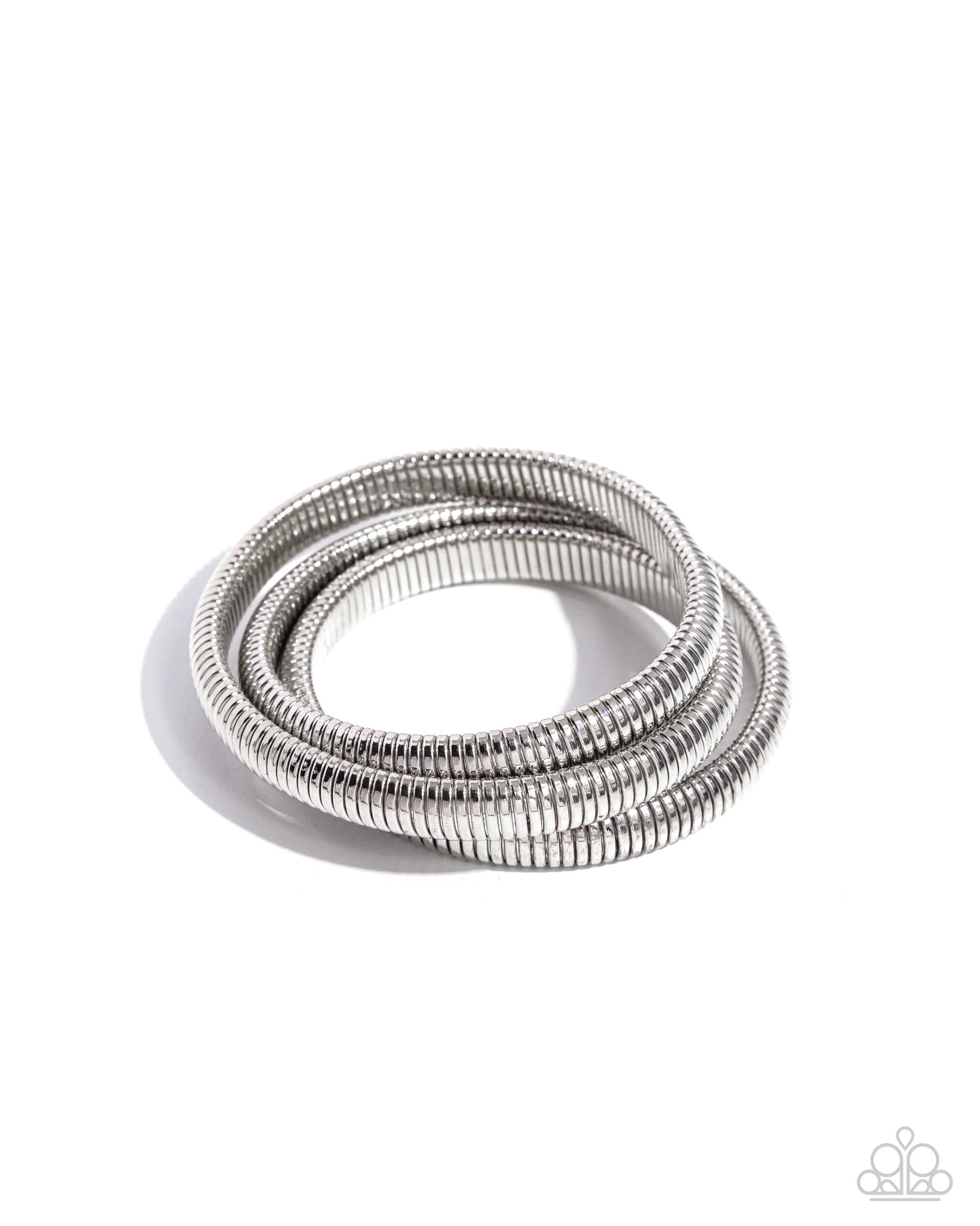 Charismatic Coils - Silver Bracelet - Paparazzi - Dare2bdazzlin N Jewelry