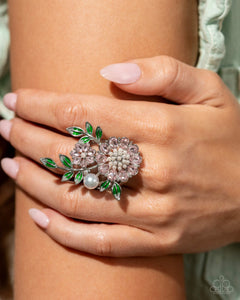 Budding Bling - Pink Ring - Paparazzi