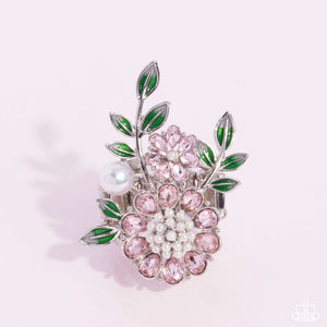 Budding Bling - Pink Ring - Paparazzi