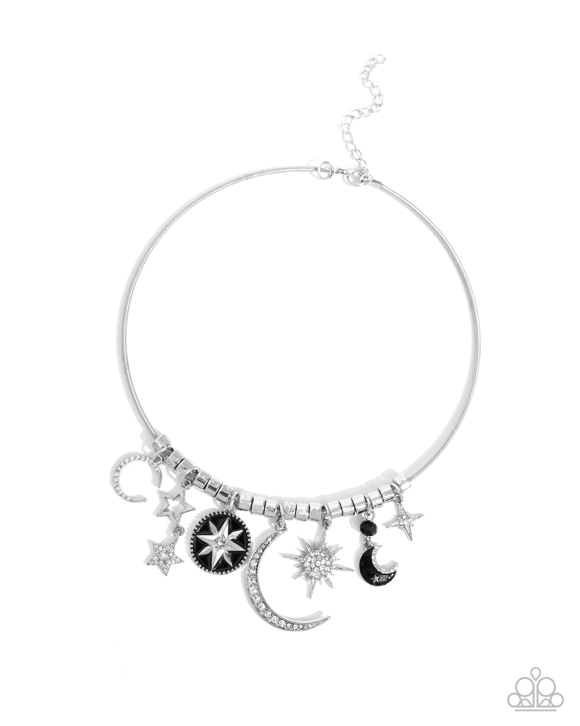 Celestial Ceremony - Black Necklace - Paparazzi - Dare2bdazzlin N Jewelry