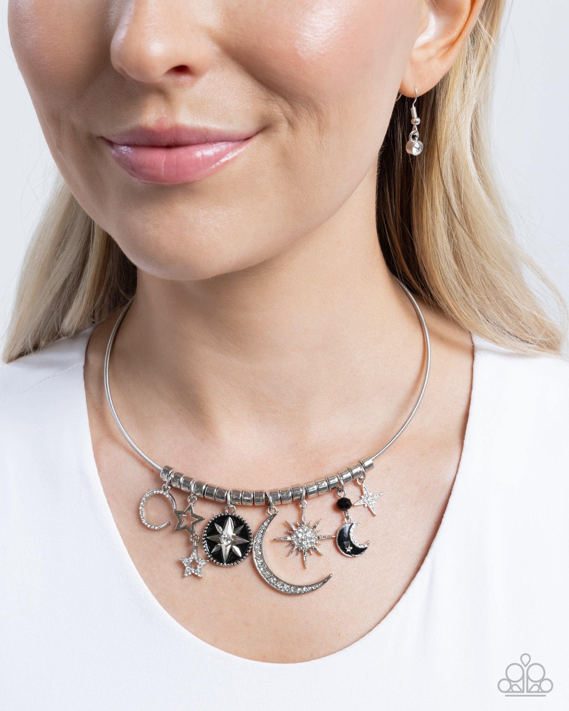 Celestial Ceremony - Black Necklace - Paparazzi - Dare2bdazzlin N Jewelry