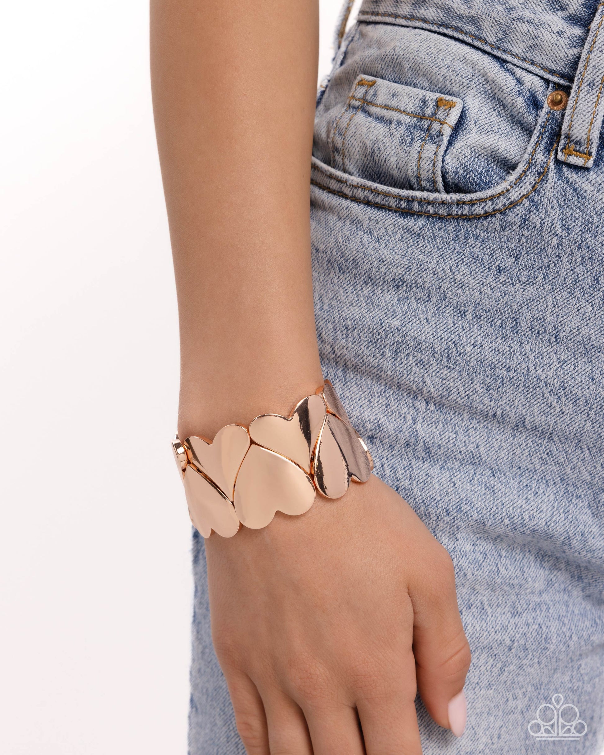 Sweetheart Setting - Rose Gold Bracelet - Dare2bdazzlin N Jewelry