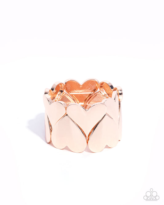 Sweetheart Setting - Rose Gold Bracelet - Dare2bdazzlin N Jewelry