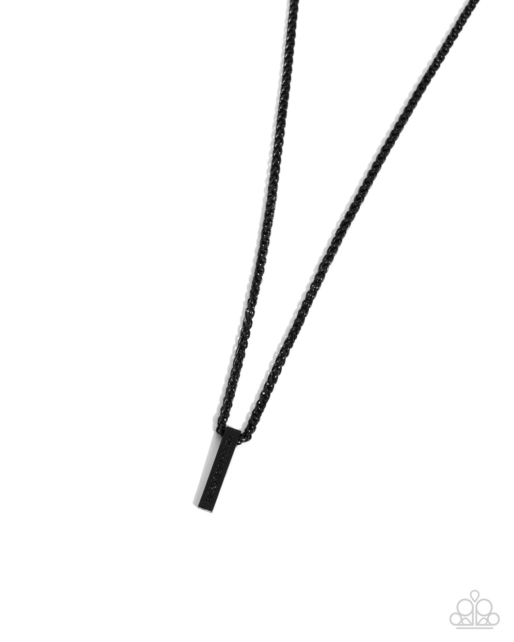 Roman Rebel - Black Men's Necklace - Paparazzi