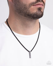 Load image into Gallery viewer, Roman Rebel - Black Men&#39;s Necklace - Paparazzi
