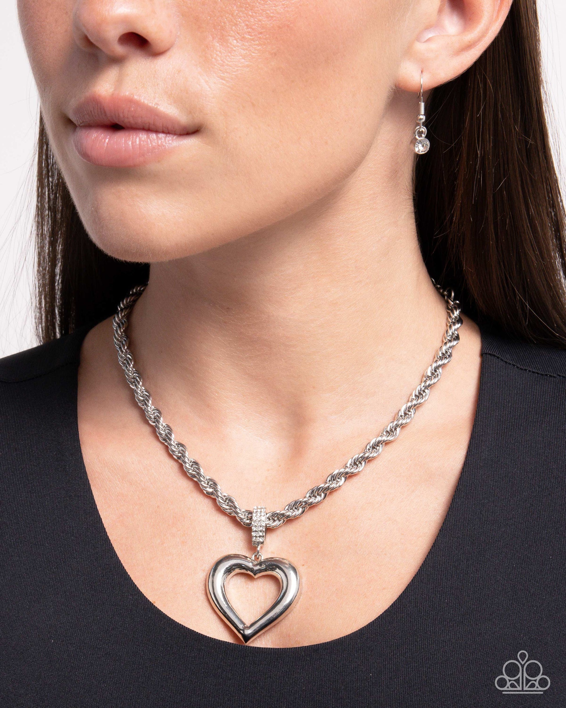 Admirable Academy - White Necklace - Paparazzi - Dare2bdazzlin N Jewelry