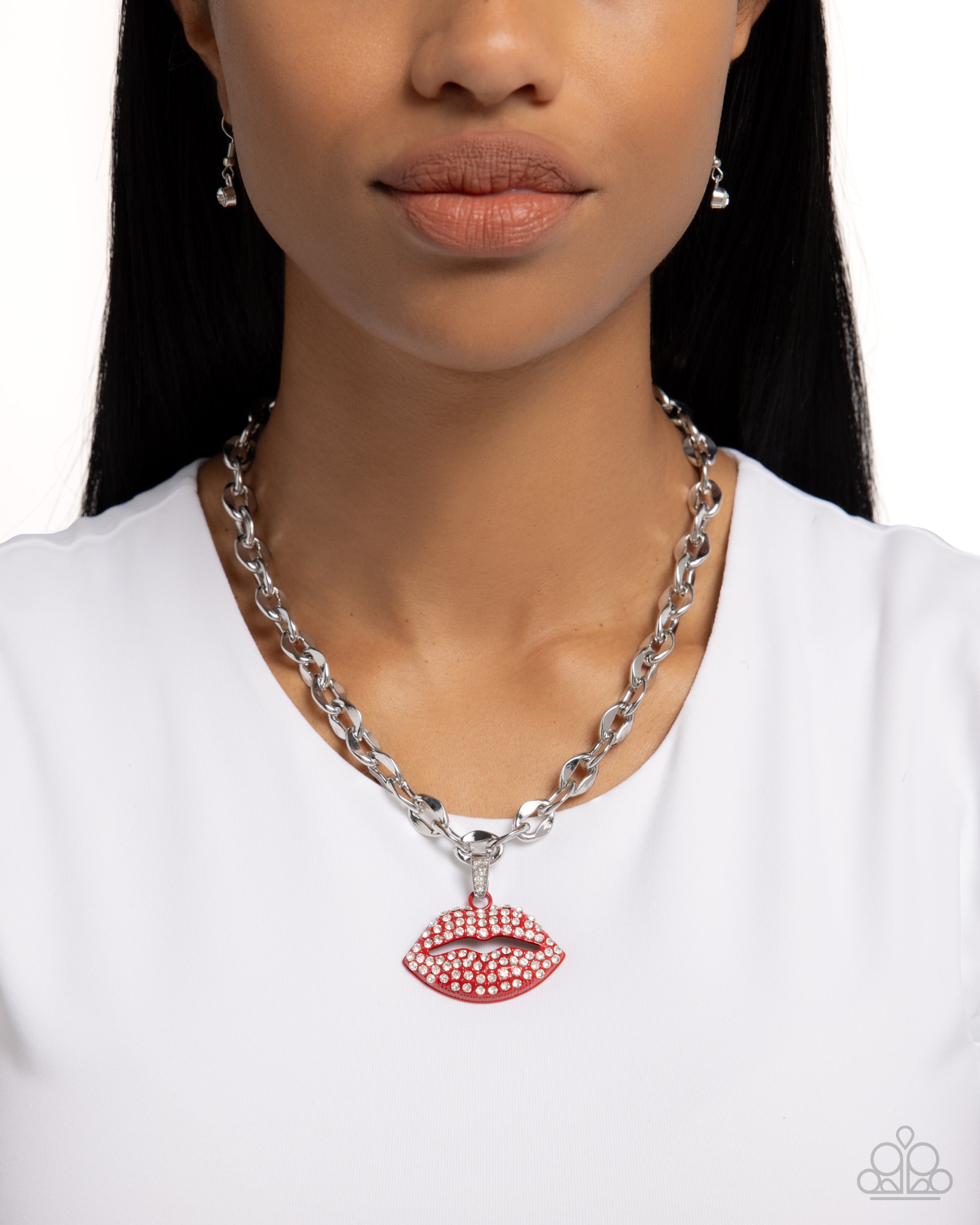 Keepsake Kisser - Red Necklace - Paparazzi - Dare2bdazzlin N Jewelry