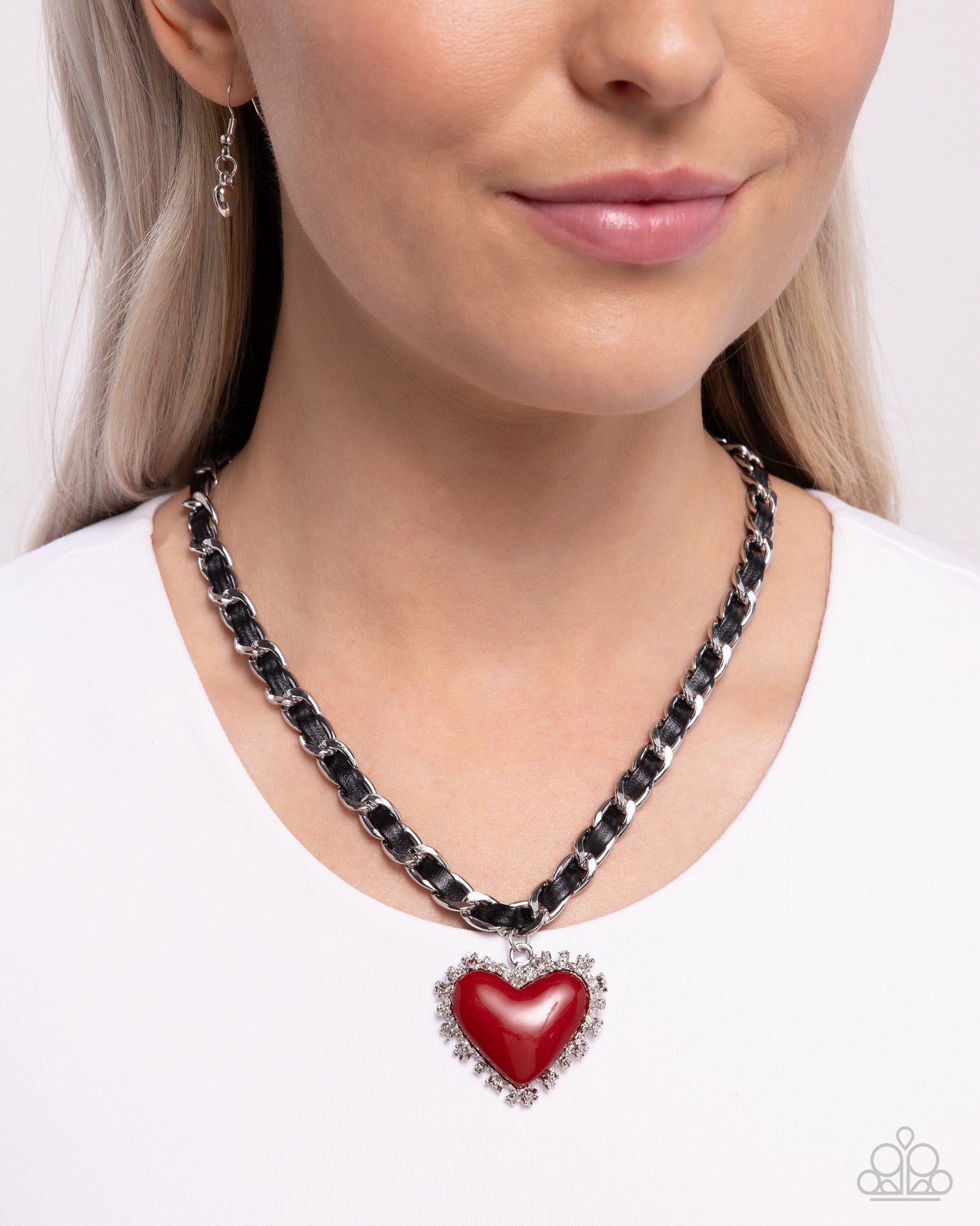 Austere Attraction - Red Necklace - Paparazzi - Dare2bdazzlin N Jewelry