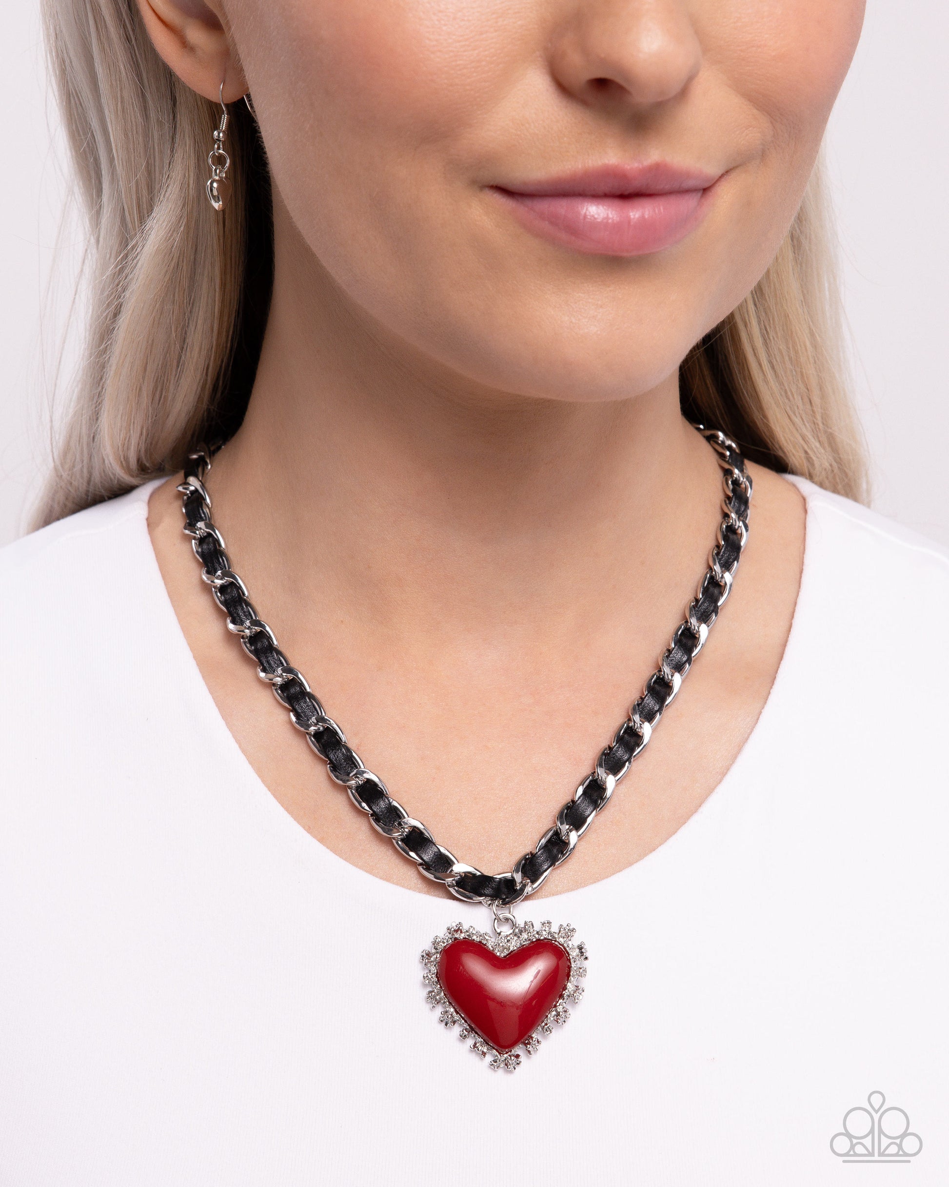 Austere Attraction - Red Necklace - Paparazzi - Dare2bdazzlin N Jewelry
