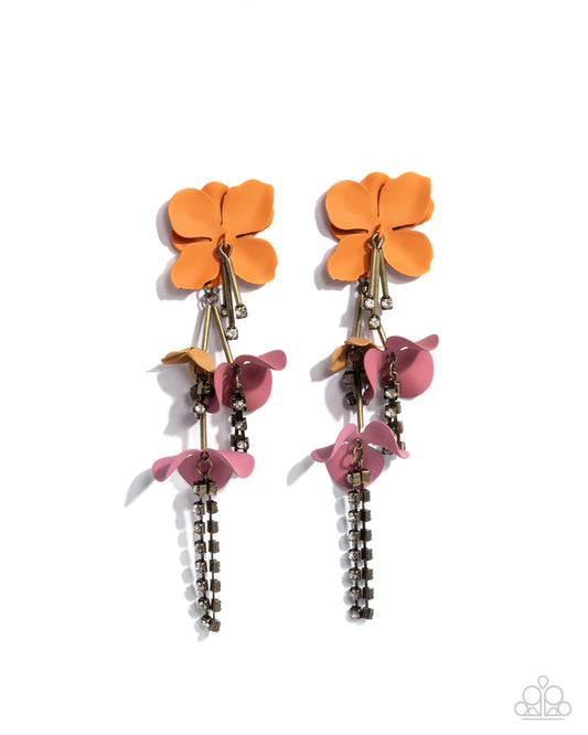Capitol Chic - Multi Post Earring - Paparazzi - Dare2bdazzlin N Jewelry
