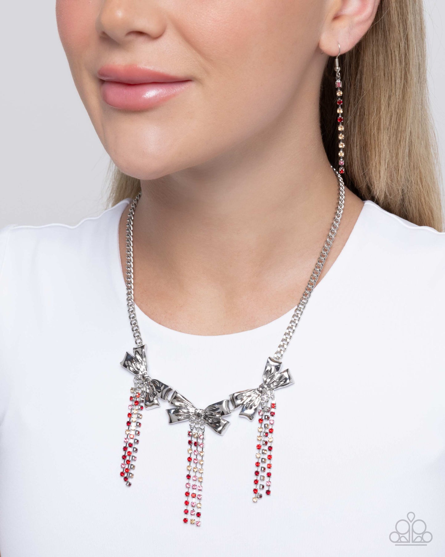 Victorian Influence - Red Necklace - Paparazzi - Dare2bdazzlin N Jewelry