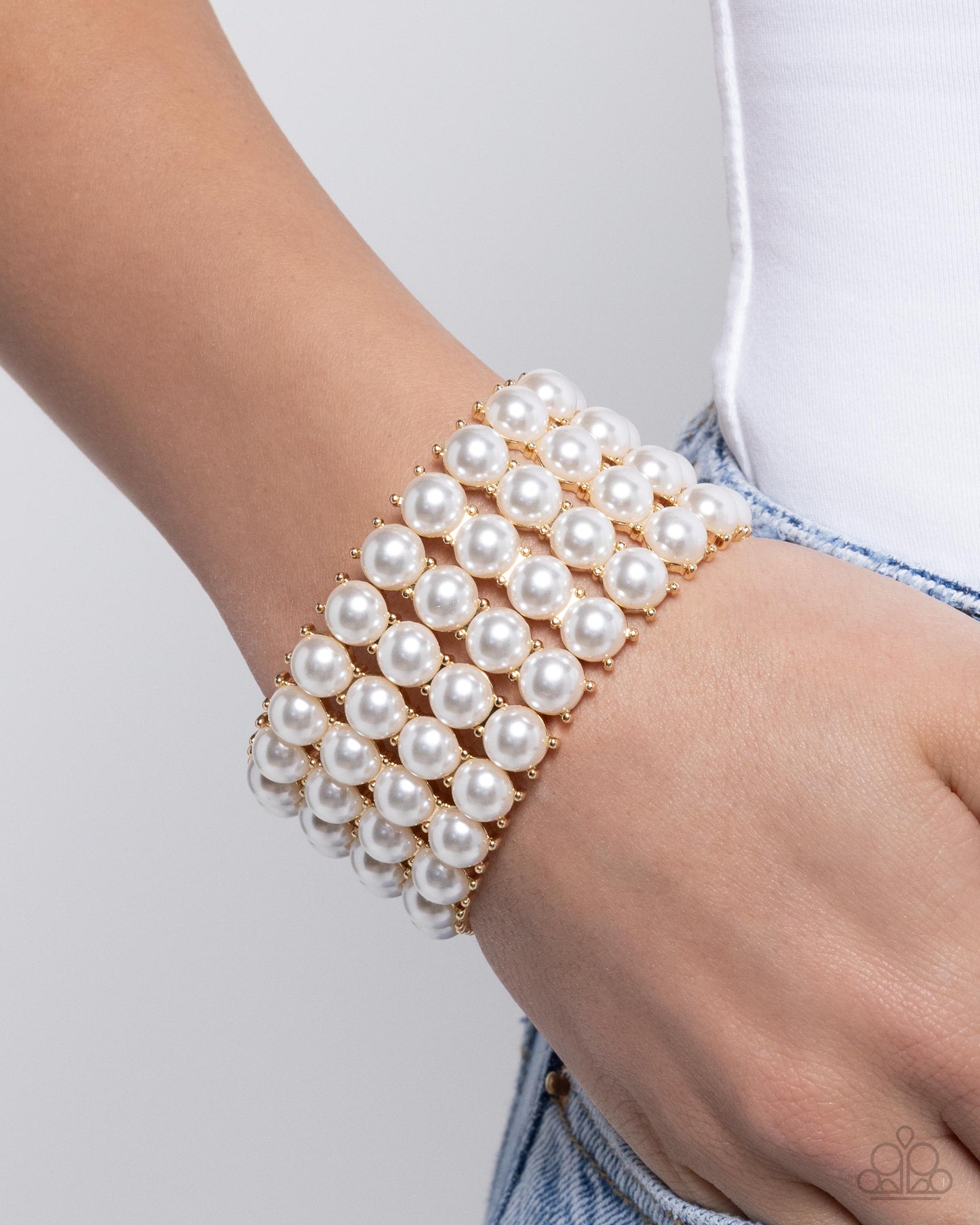 OmbrÃ© Overture - Gold Bracelet - Paparazzi - Dare2bdazzlin N Jewelry