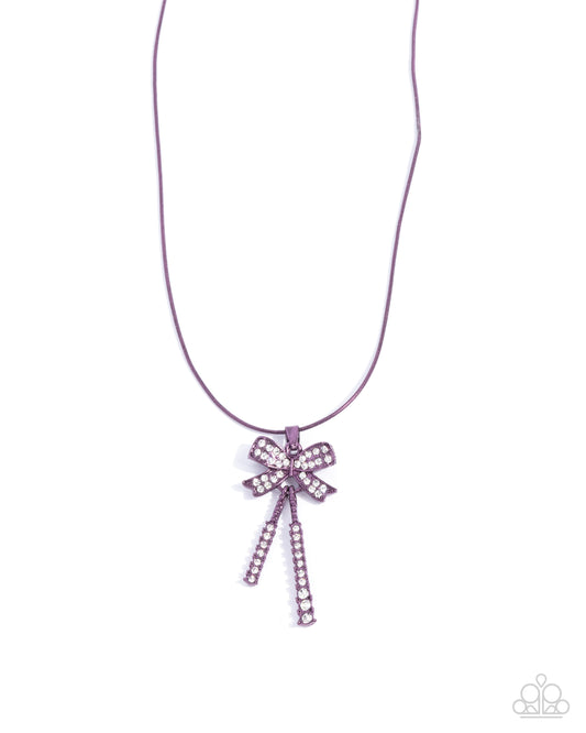 Ready Radiance - Purple Necklace - Paparazzi - Dare2bdazzlin N Jewelry