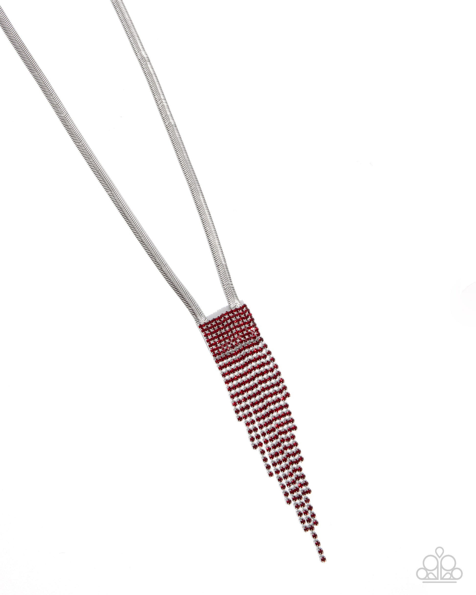 Straighten Up - Red Necklace - Paparazzi - Dare2bdazzlin N Jewelry